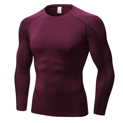 Camouflage Long Sleeve Compression T Shirt